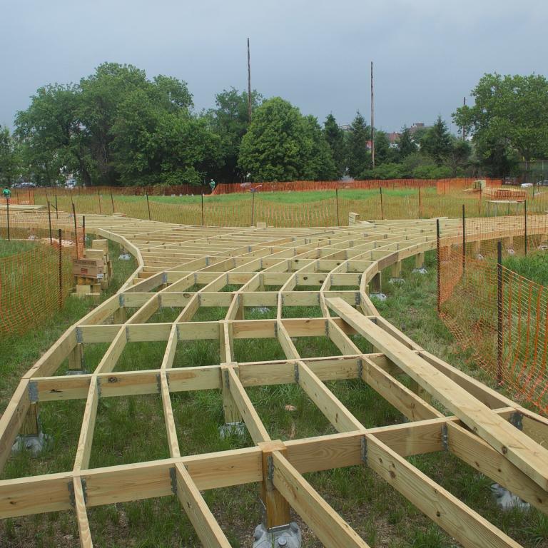 Brooklyn Naval Cemetery Boardwalk