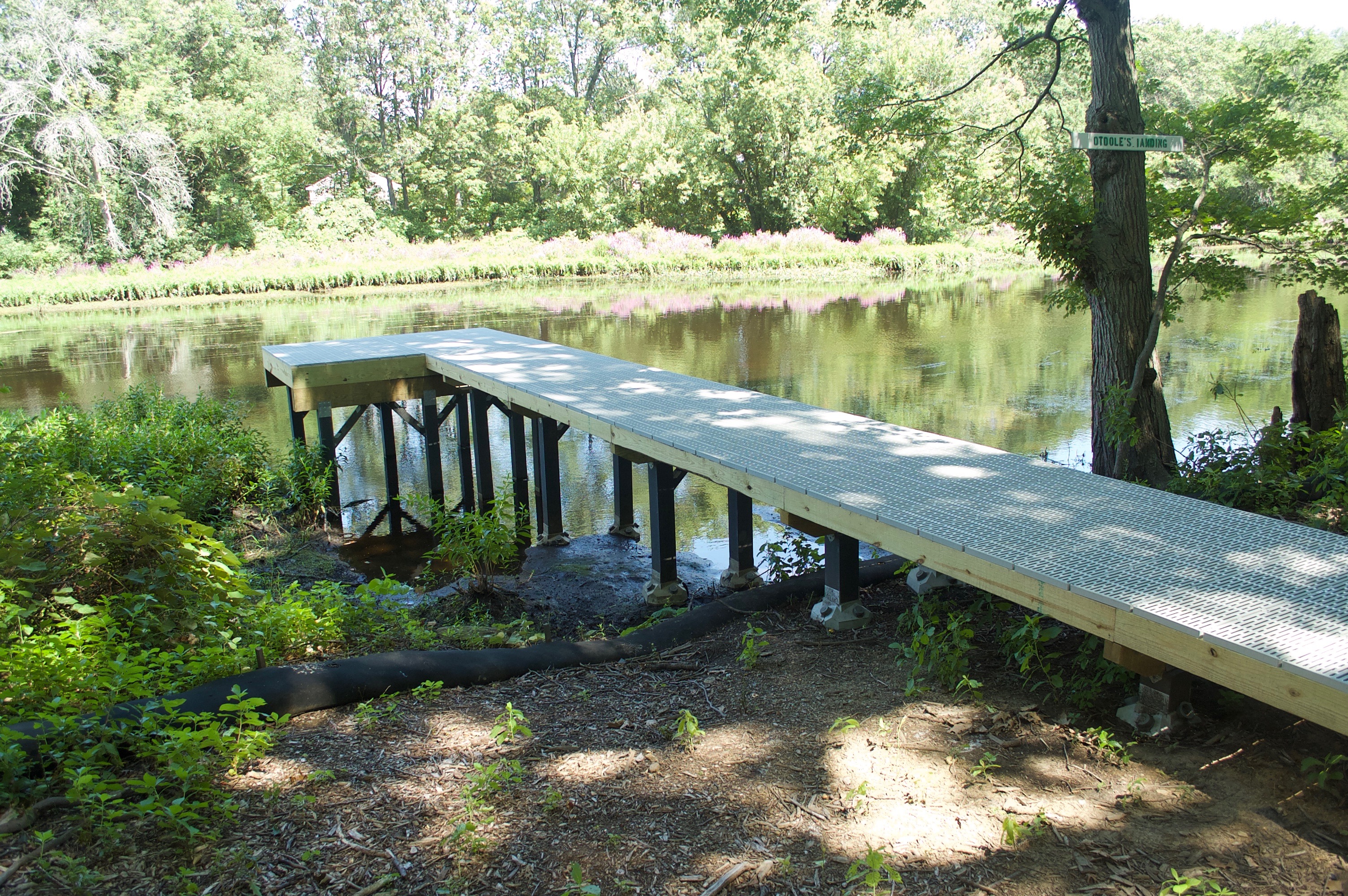 Diamond Pier Dock Footings for lakes, oceans, and rivers